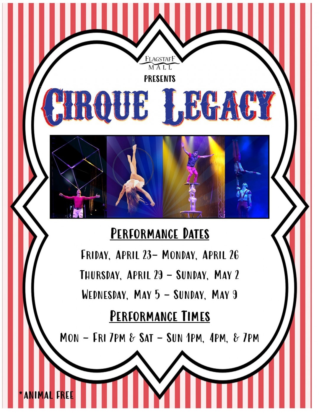 image of circus with acrobats